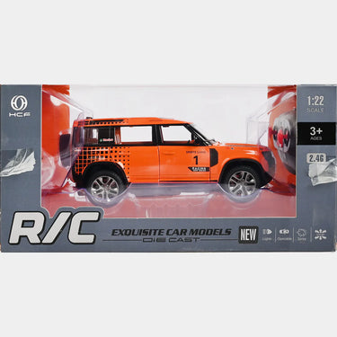1:24 Remote Control Off Road Defender Diecast Car Light And Sound With Smoke Effect